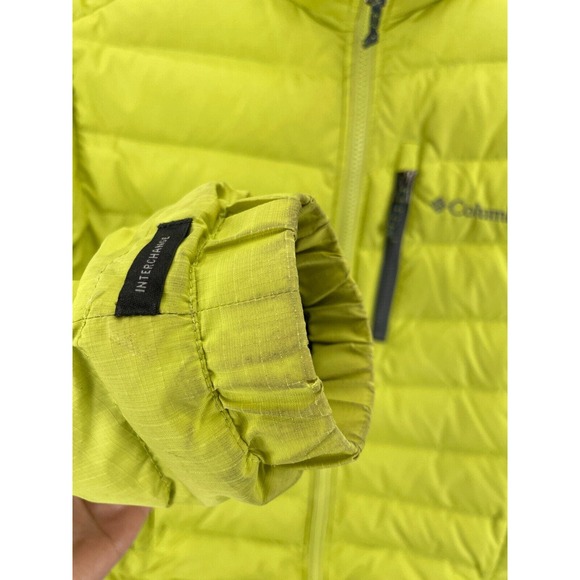 Columbia Men's Thermal Comfort Omni-Heat Puffer Jacket Size M Light Green‎ - Picture 7 of 16